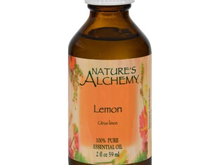 Nature s Alchemy 100% Pure Essential Oil Lemon - 2 Fl Oz For Sale