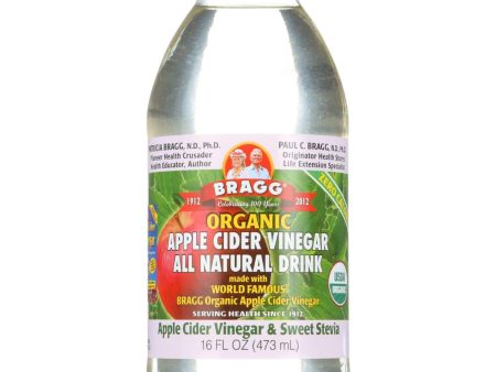 Bragg Apple Cider Vinegar Drink - Organic - Sweet Stevia - 16 Oz - Case Of 12 Online Sale