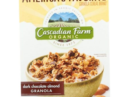 Cascadian Farm Granola - Organic - Dark Chocolate Almond - 13.25 Oz - Case Of 6 Online Sale