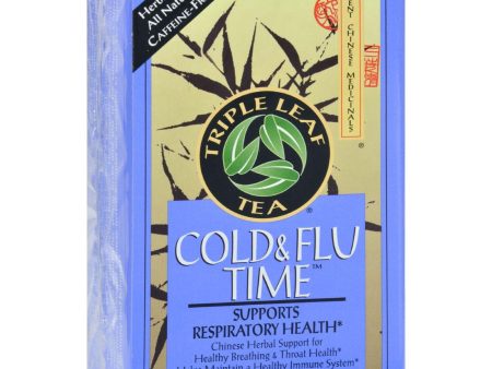 Triple Leaf Tea Cold And Flu Time - 20 Tea Bags - Case Of 6 Online Sale