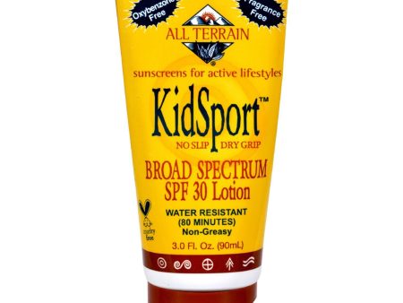 All Terrain Kid Sport Performance Sunscreen Spf 30 - 3 Fl Oz Online Hot Sale