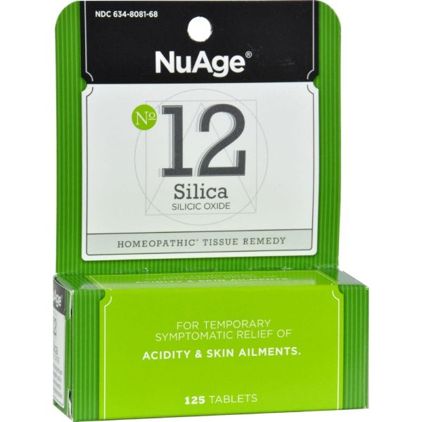 Hyland s Nuage No. 12 Silica - 125 Tablets For Sale