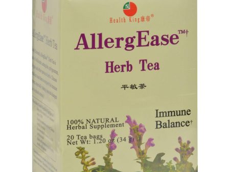 Health King Allergease Herb Tea - 20 Tea Bags Online