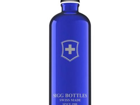 Sigg Water Bottle - Swiss Emblem - Dark Blue - Case Of 6 - 1 Liter For Discount