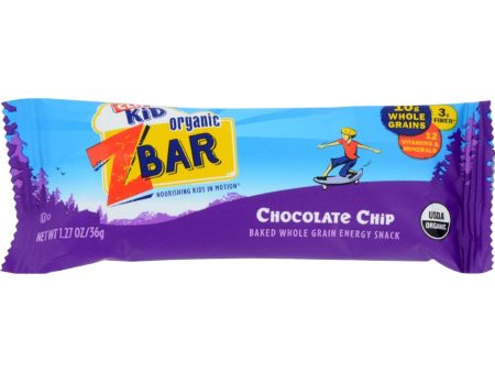 Clif Bar Zbar - Organic Chocolate Chip - Case Of 18 - 1.27 Oz Supply