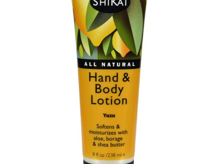 Shikai All Natural Hand And Body Lotion Yuzu - 8 Fl Oz Online Hot Sale