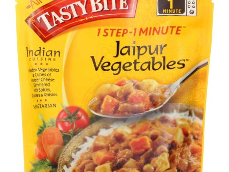 Tasty Bite Entrees - Indian Cuisine - Jaipur Vegetables - 10 Oz - Case Of 6 Online now