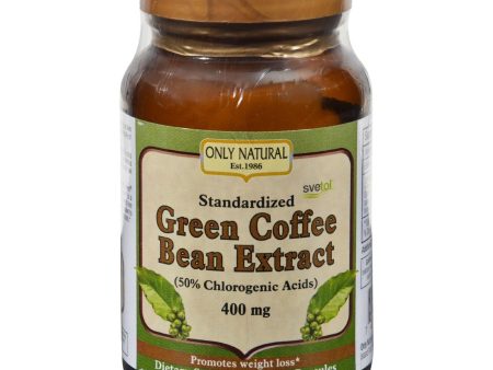 Only Natural Green Coffee Bean Extract - 400 Mg - 60 Capsules For Sale