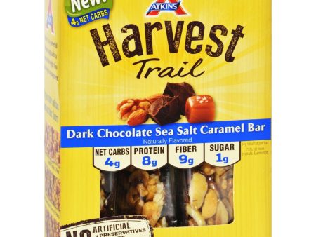 Atkins Harvest Trail Bar - Dark Chocolate Sea Salt Caramel - 1.3 Oz - 5 Count Online Hot Sale