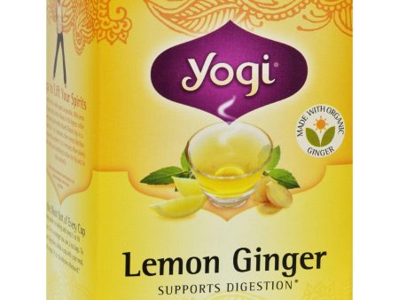 Yogi Tea Lemon Ginger - Caffeine Free - 16 Tea Bags Discount