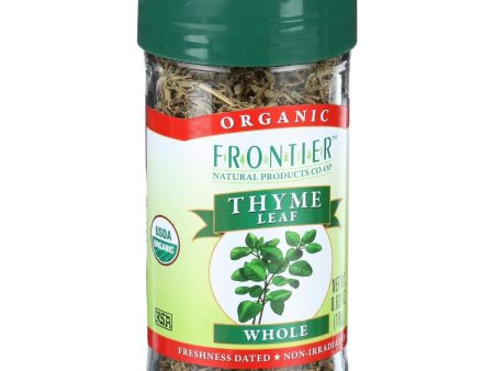 Frontier Herb Thyme Leaf - Organic - Whole - .8 Oz Online