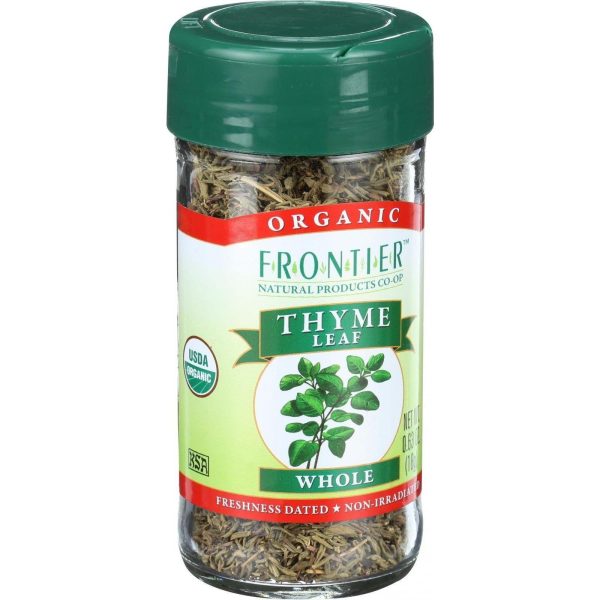 Frontier Herb Thyme Leaf - Organic - Whole - .8 Oz Online