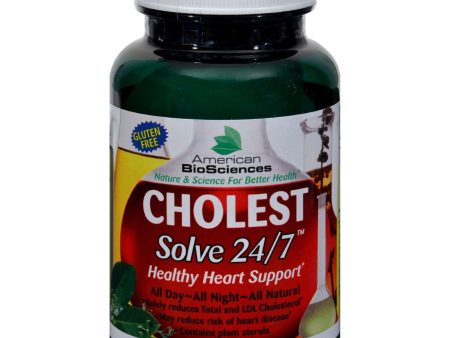 American Bio-sciences Cholest Solve 24-7 - 120 Tablets Online