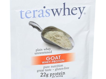 Tera s Whey Protein - Goat - Plain - Unsweetened - 1 Oz - Case Of 12 For Sale