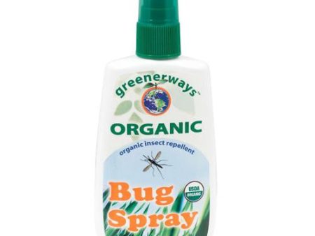 Greenerways Organic Bug Spray - Organic - Counter Display - 4 Fl Oz - 1 Case For Discount