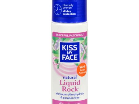 Kiss My Face Deodorant Liquid Rock Roll On Peaceful Patchouli - 3 Fl Oz Hot on Sale