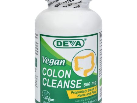 Deva Vegan Colon Cleanse - 595 Mg - 90 Tablets Supply