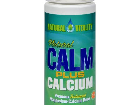 Natural Vitality Natural Magnesium Calm Plus Calcium - 8 Oz For Sale