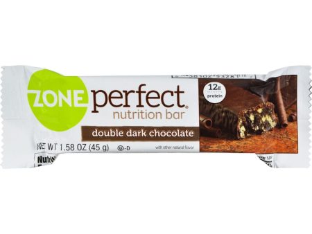 Zone Nutrition Bar - Double Dark Chocolate - Case Of 12 - 1.58 Oz Cheap