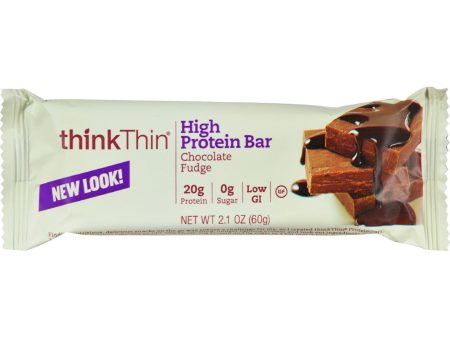 Think Products Thin Bar - Chocolate Fudge - Case Of 10 - 2.1 Oz Sale