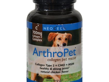 Neocell Arthropet Collagen Type 2 Plus Cmo And Msm - 60 Wafers Online now