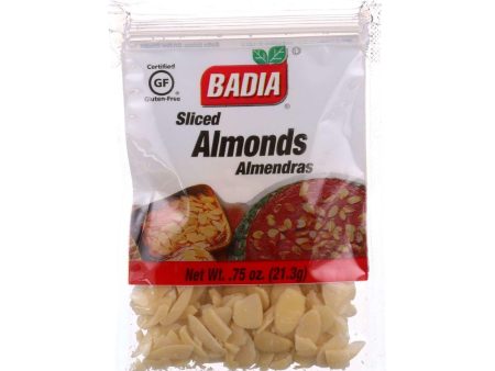 Badia Spices Almonds - Sliced - .75 Oz - Case Of 12 Fashion