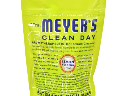 Mrs. Meyer s Auto Dishwash Packs - Lemon Verbena - 12.7 Oz Supply