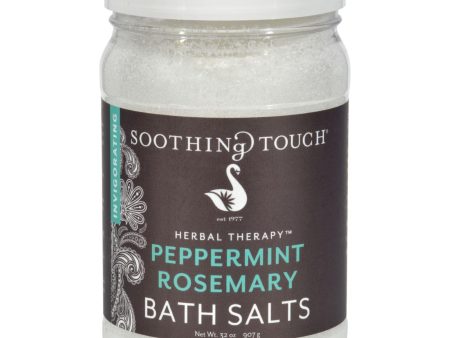 Soothing Touch Bath Salts - Peppermint Rosemary - 32 Oz For Cheap