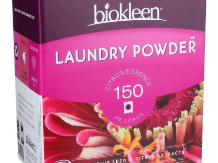 Biokleen Laundry Powder - Citrus Essence - 10 Lb Sale