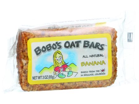 Bobo s Oat Bars - All Natural - Banana - 3 Oz Bars - Case Of 12 For Discount