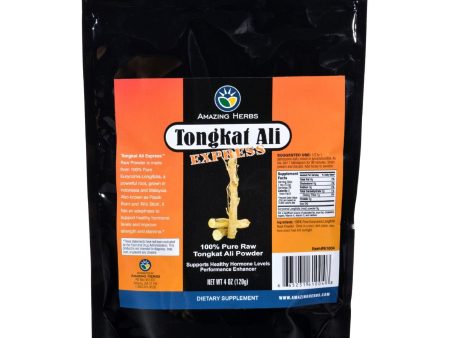 Black Seed Tongkat Ali Raw Powder - 4 Oz Hot on Sale