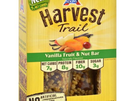 Atkins Harvest Trail Bar - Vanilla Fruit And Nut - 1.3 Oz - 5 Count Online