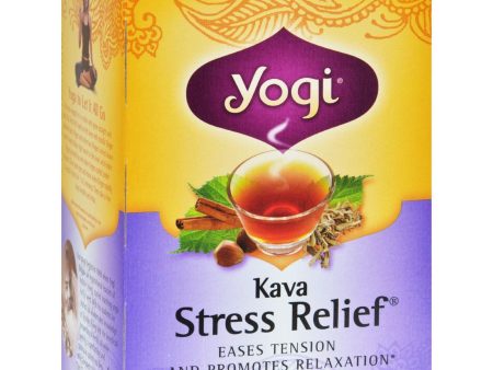 Yogi Tea Kava Stress Relief - Caffeine Free - 16 Tea Bags Online Sale