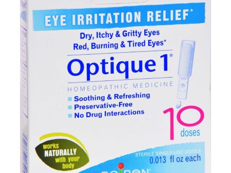 Boiron Optique 1 Minor Eye Irritation Drops - 10 Doses Supply