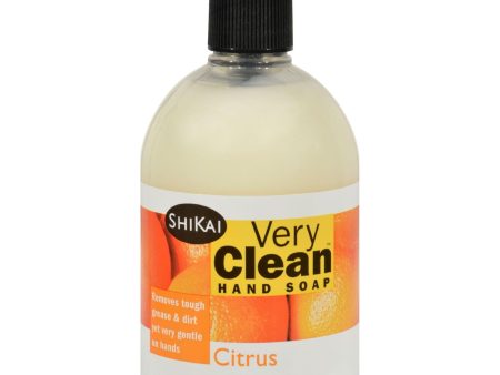 Shikai Products Hand Soap - Very Clean Citrus - 12 Oz Online now