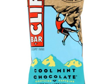 Clif Bar - Organic Cool Mint Chocolate - Case Of 12 - 2.4 Oz Online now