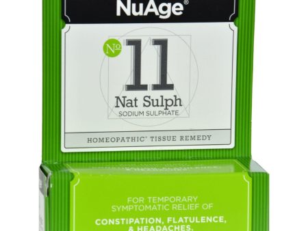 Hyland s Nuage No 11 Natrum Sulph - 125 Tablets Hot on Sale