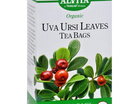 Alvita Teas Organic Uva Ursi Tea Bags - 24 Bags For Sale