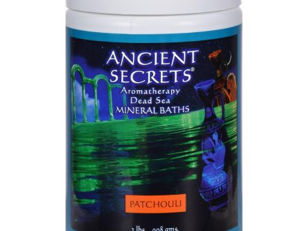 Ancient Secrets Aromatherapy Dead Sea Mineral Baths Patchouli - 2 Lbs For Cheap