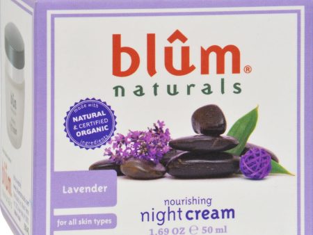 Blum Naturals Nourishing Night Cream - Lavender - 1.69 Oz Online