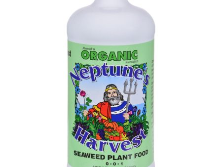 Neptune s Harvest Seaweed Fertilizer - Green Label - 32 Oz Supply