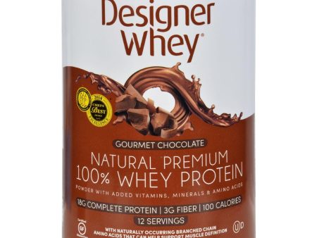 Designer Whey Protein Powder Chocolate - 12.7 Oz on Sale