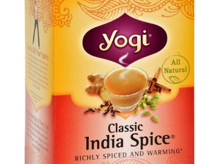 Yogi Tea Classic India Spice - Caffeine Free - 16 Tea Bags For Cheap