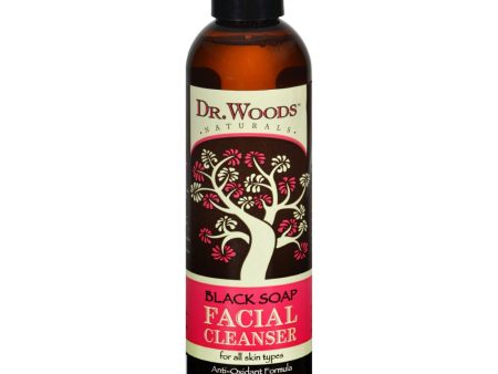 Dr. Woods Facial Cleanser Black Soap And Shea Butter - 8 Fl Oz Fashion