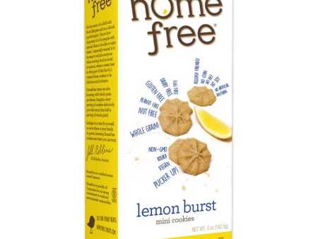 Homefree Gluten Free Lemon Burst Mini Cookies - 5 Oz - Case Of 6 Online Sale