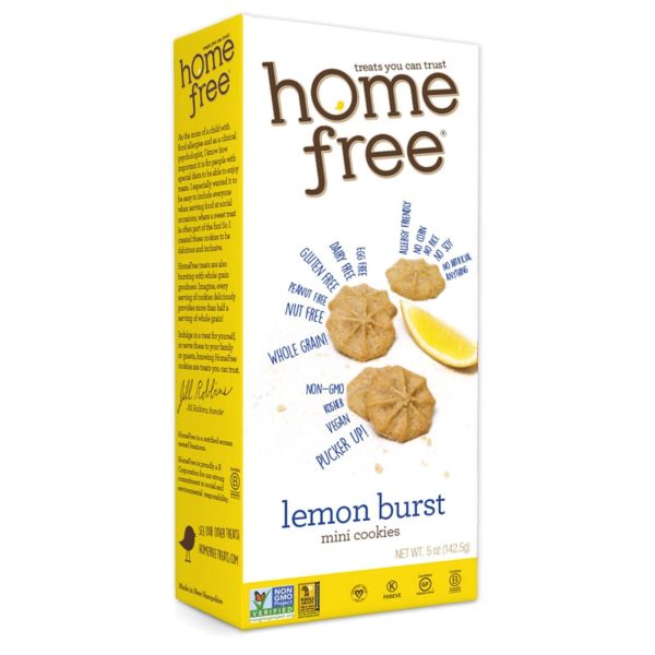 Homefree Gluten Free Lemon Burst Mini Cookies - 5 Oz - Case Of 6 Online Sale