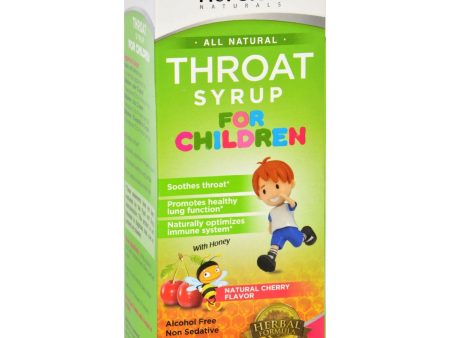 Herbion Naturals Throat Syrup - All Natural - Cherry - For Children - 5 Oz Fashion