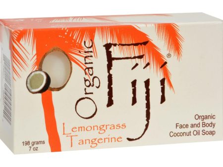 Organic Fiji Organic Face And Body Coconut Oil Soap Lemongrass Tangerine - 7 Oz For Cheap