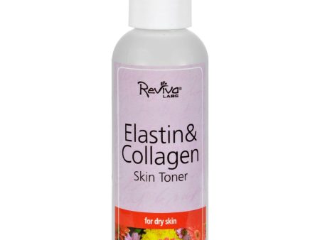 Reviva Labs Elastin Collagen Skin Toner - 4 Fl Oz Online now