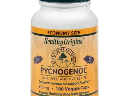 Healthy Origins Pycnogenol - 30 Mg - 180 Vegetarian Capsules Fashion